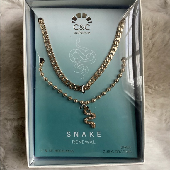 C&C California Snake Renewal Necklaces, NIB - Picture 1 of 7